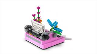 LEGO® Creator 3v1 31169 Psací stroj s květinami