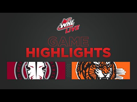 WHL Highlights: Rebels (6) at Tigers (4) - December 16, 2022