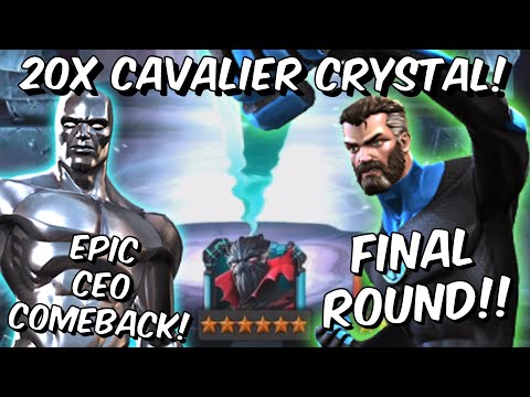 20x 6 Star Silver Surfer Cavalier Crystal Opening Final CEO Round! - Marvel Contest of Champions