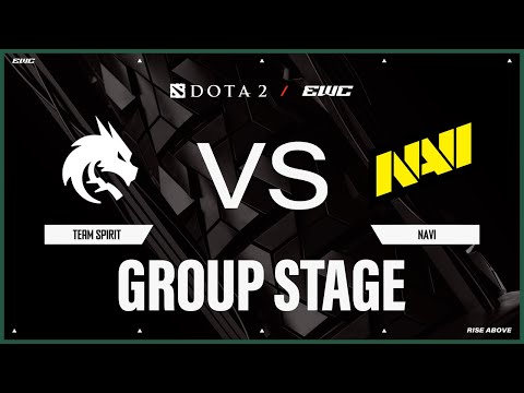 Team Spirit vs. NAVI | Dota 2 at EWC 25 - Day 3 -  Group A