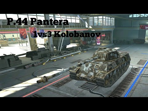 WoT Blitz | P.44 Pantera | 4465 dmg | 1v3