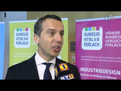 Bundeskanzler Christian Kern zu Besuch an der EUREGIO HTBLVA Ferlach