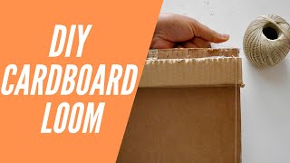 Weaving Beginners: DIY Cardboard Loom Tutorial