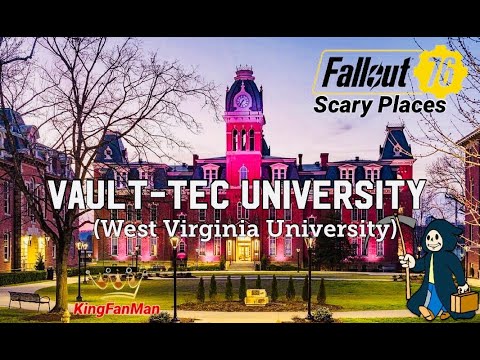 Fallout 76 Scary Places: Vault-Tec University (West Virginia University)