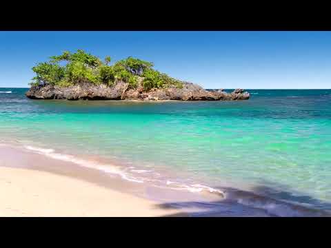 Gentle Waves on a Small White Rock Beach   Relaxing Ocean Sounds