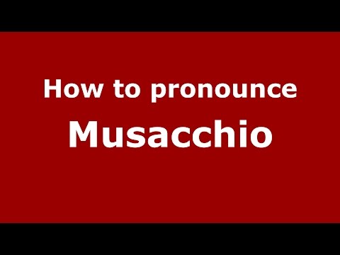 How to pronounce Musacchio (Argentine Spanish/Argentina) - PronounceNames.com