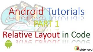 #53 Relative Layout Using Java: Building a Login Screen Part 1 Android UI Tutorial [HD 1080p]