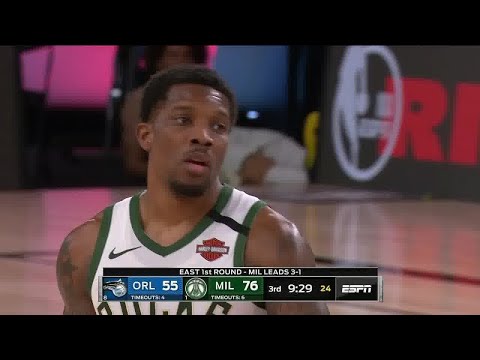 Eric Bledsoe Full Play | Magic vs Bucks 2019-20 Playoffs Game 5 | Smart Highlights