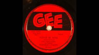The Teenagers feat. Frankie Lymon - Please Be Mine - 1955 R\u0026B Ballad on Gee 78 rpm label