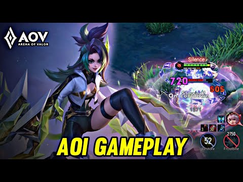 AOV : AOI GAMEPLAY | BURST DAMAGE - ARENA OF VALOR LIENQUANMOBILE ROV