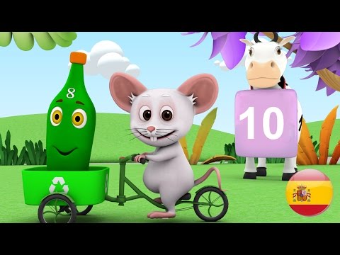 diez botellas verdes | canciones para niños | musica infantil  | canciones infantiles en español