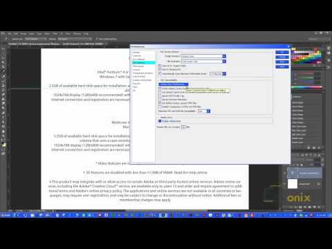 Adobe Photoshop Tutorial 2 Preferences and Settings