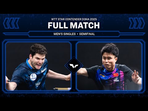 FULL MATCH | Dimitrij Ovtcharov vs Zhou Qihao | MS SF | WTT Star Contender Doha 2026