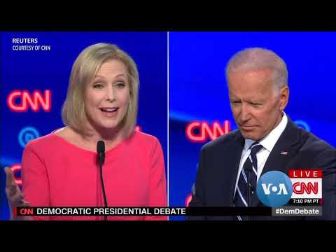 Rivals Go After Biden in Democratic Debate