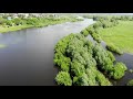 Novosibirsk 4k Drone Новосибирск с высоты птичьего полета, р. Чаус, Колывань
