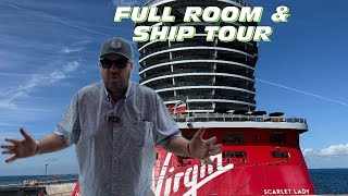 Virgin  Voyages Scarlet Lady | FULL ship & room tour | ADULTS only ship !
