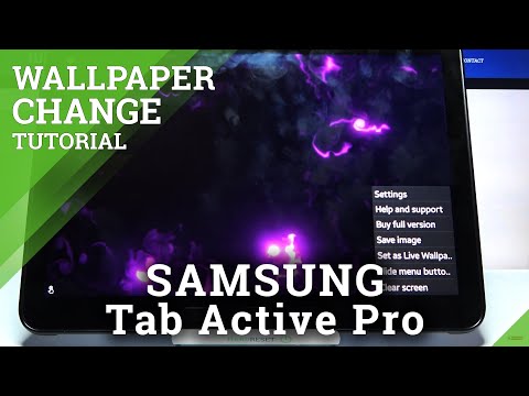 How to Apply for Live Wallpaper Magic Fluids in SAMSUNG Galaxy Tab Active Pro
