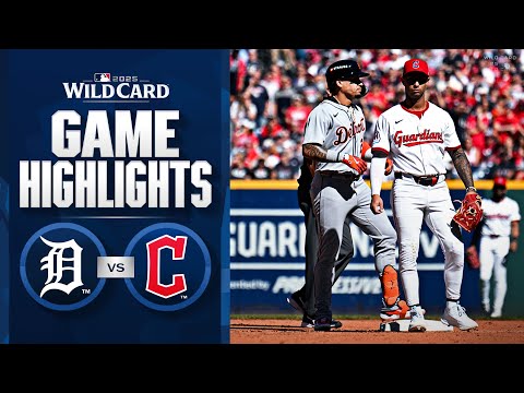 Tigers vs. Guardians AL Wild Card Game 2 Highlights (10/01/25) | MLB Highlights