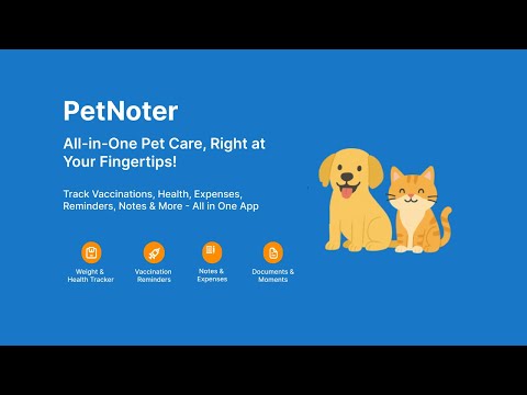 Dog & Cat Tracker - PetNoter video thumbnail