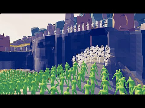 Zombies invaded the Helms Deep & Starwars Tactical Response - TABS 4K 60FPS