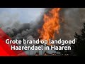 Zeer grote brand op landgoed Haarendael in Haaren