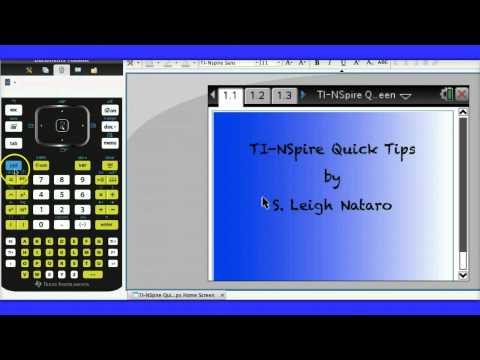 TI-NSpire Quick Tip #8 - Variables in Scratchpads and Documents