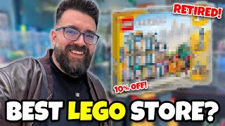 YouTube thumbnail: Rare LEGO Found & Huge Discount! Southampton LEGO Store & John Lewis Hunt