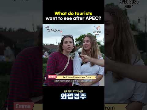 외국인이 느끼는 경주의 필요한 점?!!