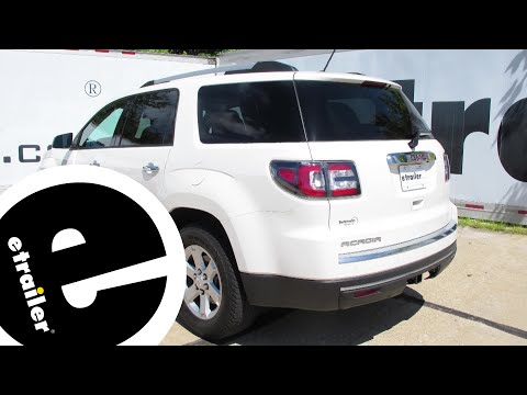 etrailer | Setting up the Curt Trailer Hitch Receiver on your 2015 GMC Acadia
