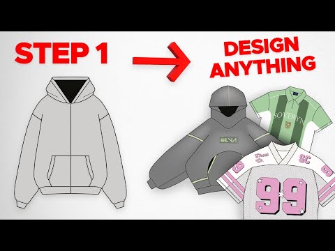How to Design ANY Clothing Piece Using 3DStreetCo’s Vector Mockup Pack
