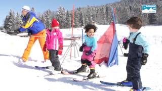 Familien Skifahren Bayern Deutschland: Kinderskikurs im Berchtesgadener Land