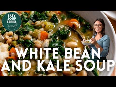 Easy White Bean Soup (Hearty Enough for a Meal!)