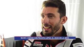 Pechito López fue concreto y no esquivó temas