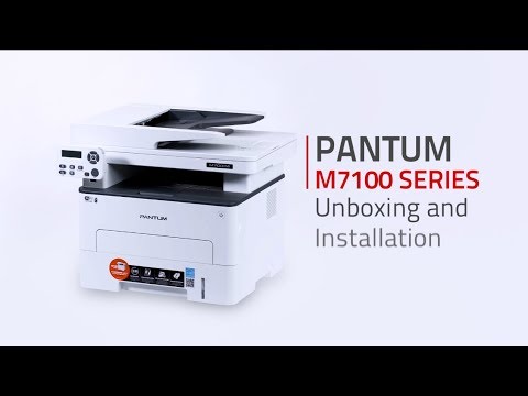 Spausdintuvas Kopijuoklis Skeneris M7100DW PANTUM video