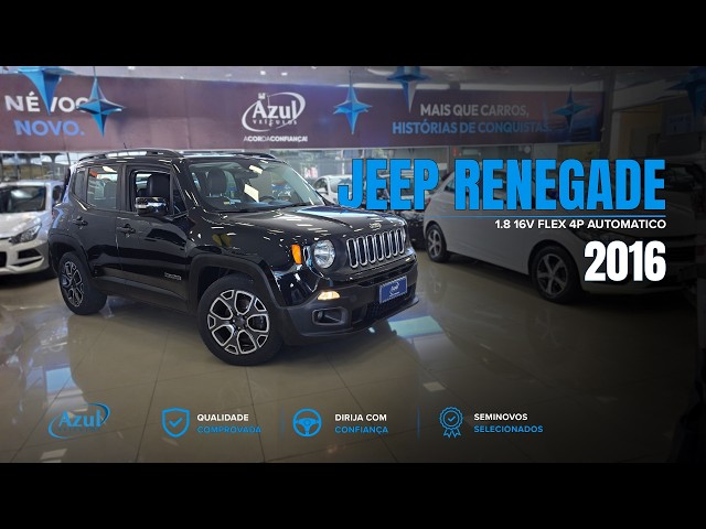 Vídeo JEEP RENEGADE 1.8 16V FLEX 4P AUTOMATICO