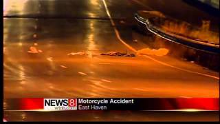 preview picture of video 'East Haven motorcycle crash'