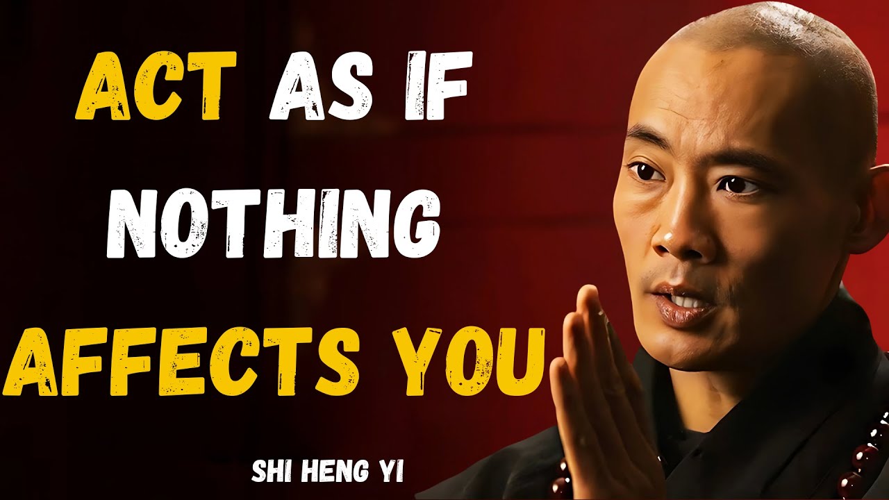 Learn To Act As If Nothing Bothers You |-shi heng yi wisdom