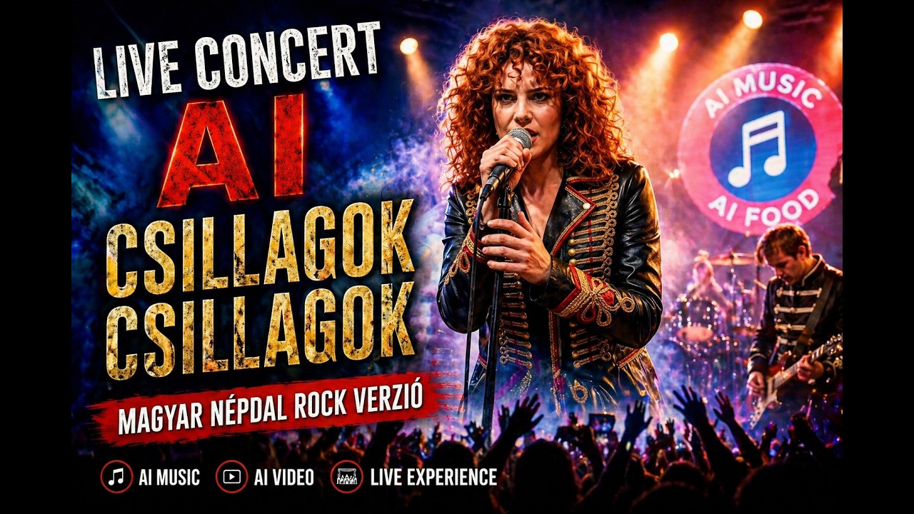 Csillagok, csillagok rock AI-videó