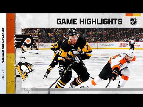 Flyers @ Penguins 11/4/21 | NHL Highlights