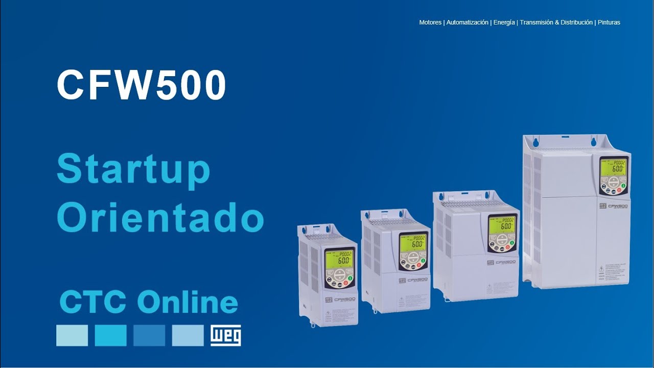 Vídeo Aulas WEG - CFW500: Startup Orientado (Español)