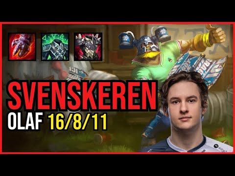 SVENSKEREN - OLAF vs. GRAVES Jungle | NA GRANDMASTER | PATCH 11.2