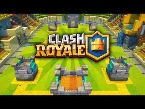 I Built CLASH ROYALE in Minecraft with REDSTONE!!