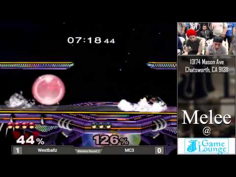 Melee at JJ's 16 - Westballz (Captain Falcon) vs. MC3 (Marth) - Winners R2 - Singles Bracket