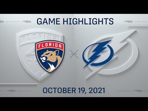 NHL Highlights | Panthers vs. Lightning - Oct. 19, 2021