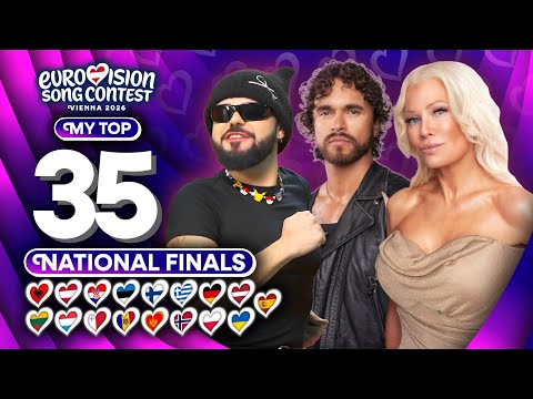 Eurovision 2026: National Finals Season - My Top 35 (NEW 🇳🇴🇫🇮🇵🇱🇱🇹)