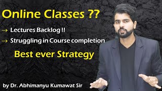Best ever Strategy for Lectures Backlog | Struggling in Course completion | #NEET | #JEE | #ABKsir