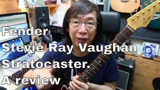 Video thumbnail for Fender Stevie Ray Vaughan Stratocaster  A review by Jon is just TOO LouD!!