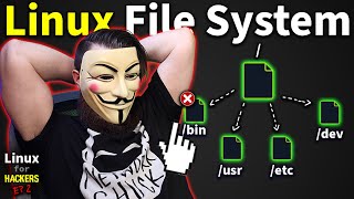 the Linux File System explained in 1,233 seconds // Linux for Hackers // EP 2