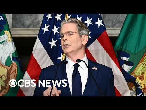 「経済上のDデー」：イラン、貿易相手国への制裁計画を発表 (Watch: Bessent announces "economic D-Day" sanction plan for Iran, Iranian trade partners)