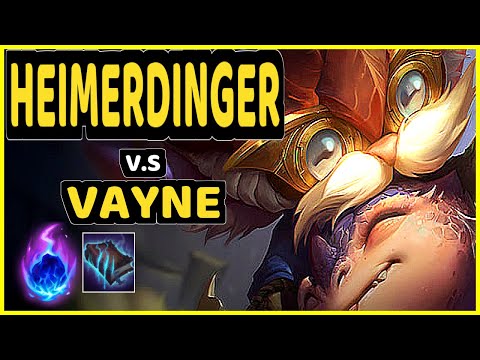 TYLER1 (HEIMERDINGER) vs VAYNE - BOTTOM ADC GAMEPLAY - NA Ranked GRANDMASTER